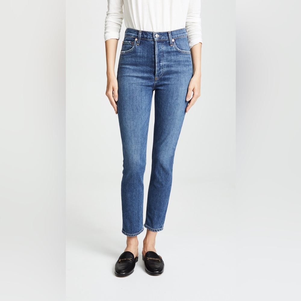 AGOLDE Nico High Rise Slim Fit Jean - EUC